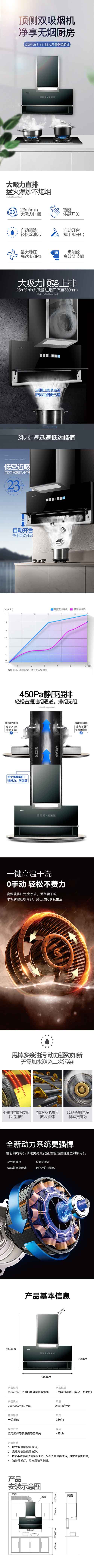 新品6118B欧式侧吸油烟机闪亮来袭， 实力亮相(图1)