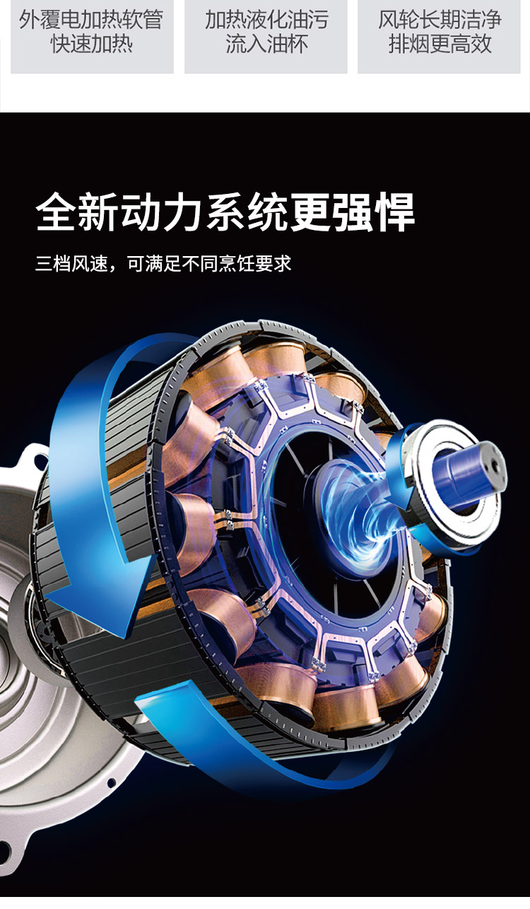 YF82 大吸力油烟分离变频吸油烟机(图7)