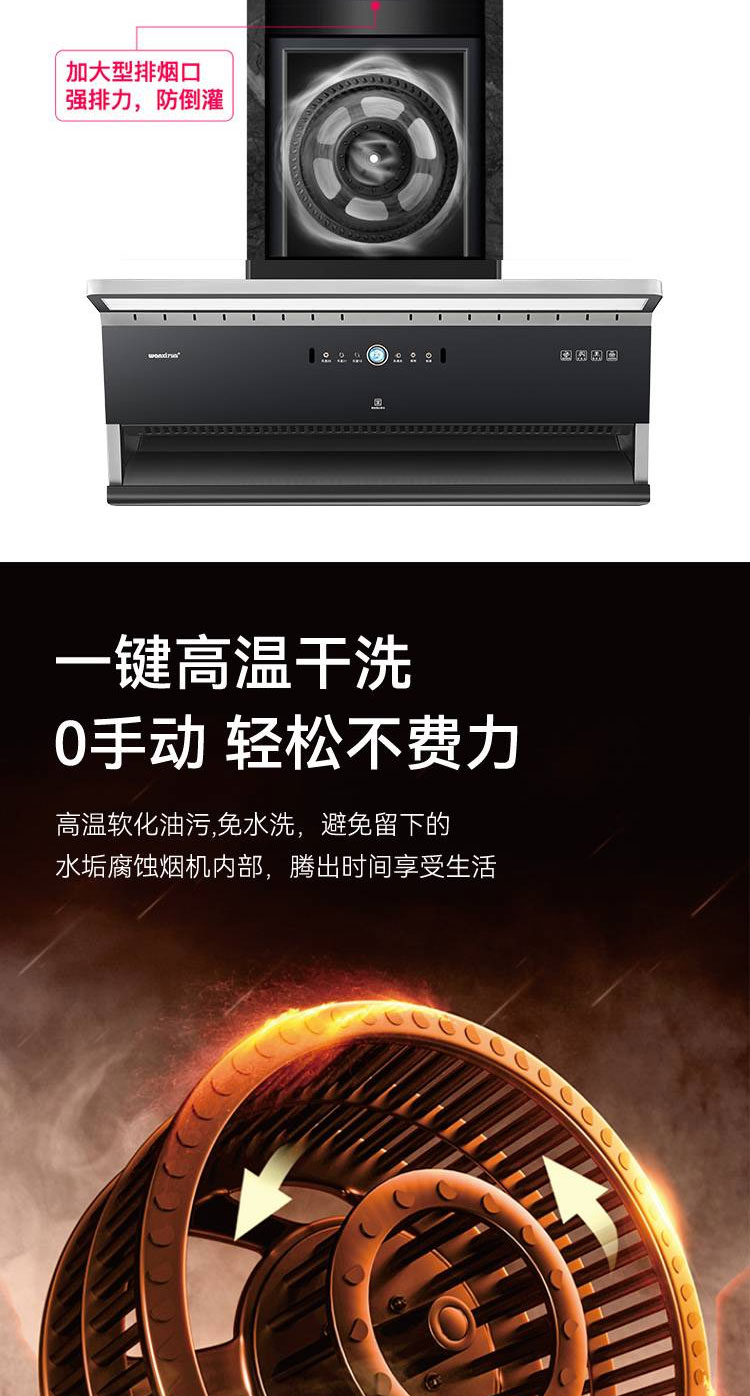 3118C烟灶联动变频大吸力 超薄烟机(图6)